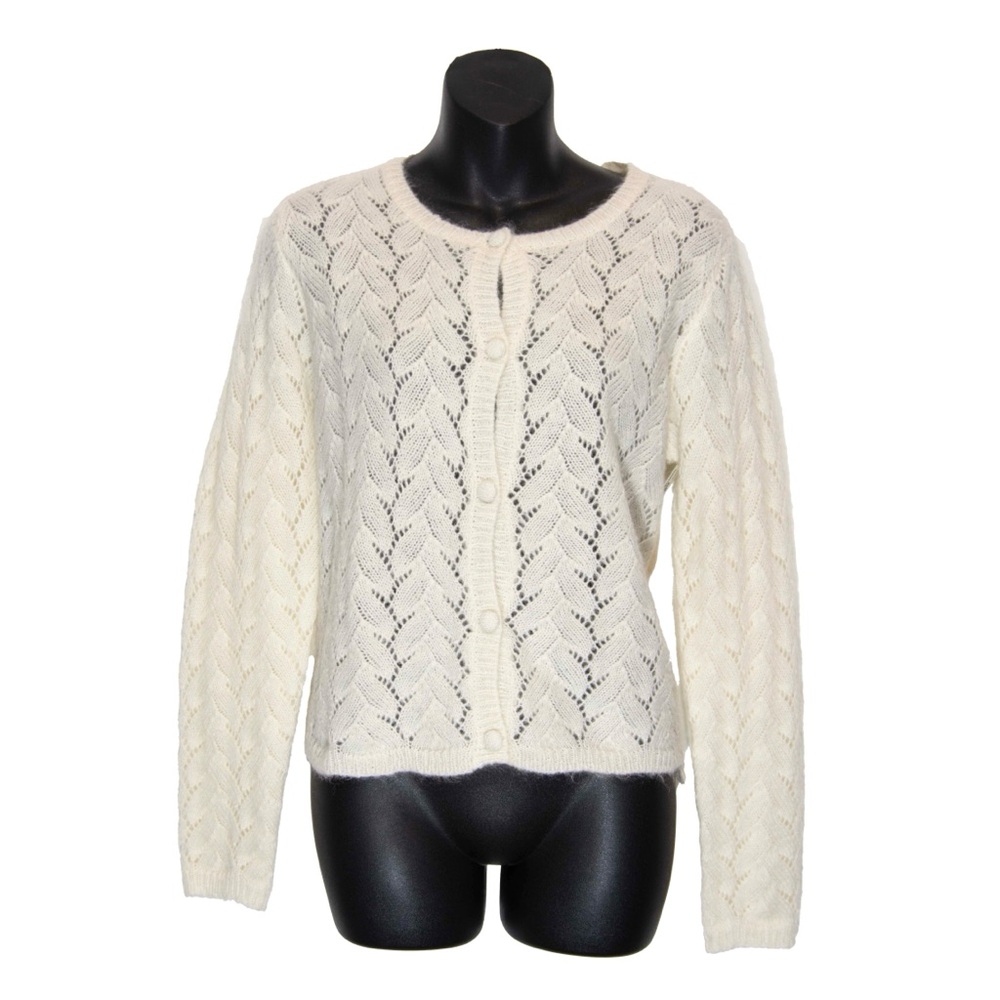 NWT Calie Paris Knitwear Mohair Maud Cardigan